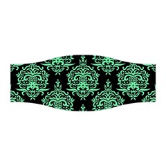 Black And Neon Ornament Damask Vintage Stretchable Headband by ConteMonfrey