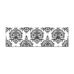 Black And White Ornament Damask Vintage Sticker (bumper) by ConteMonfrey