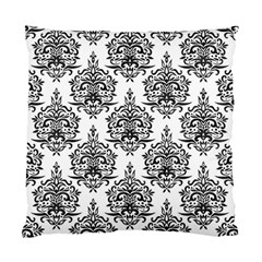 Black And White Ornament Damask Vintage Standard Cushion Case (one Side) by ConteMonfrey