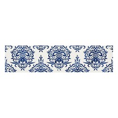 Blue And White Ornament Damask Vintage Banner And Sign 4  X 1 