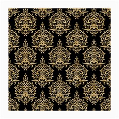 Black And Cream Ornament Damask Vintage Medium Glasses Cloth (2 Sides) by ConteMonfrey