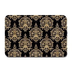 Black And Cream Ornament Damask Vintage Plate Mats by ConteMonfrey