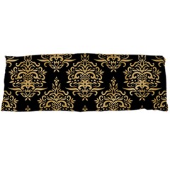 Black And Cream Ornament Damask Vintage Body Pillow Case Dakimakura (two Sides) by ConteMonfrey