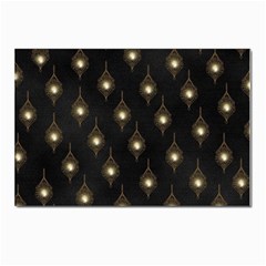 Light On Damask Postcard 4 x 6  (pkg Of 10) by ConteMonfrey