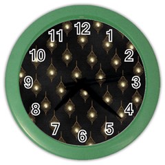 Light On Damask Color Wall Clock by ConteMonfrey