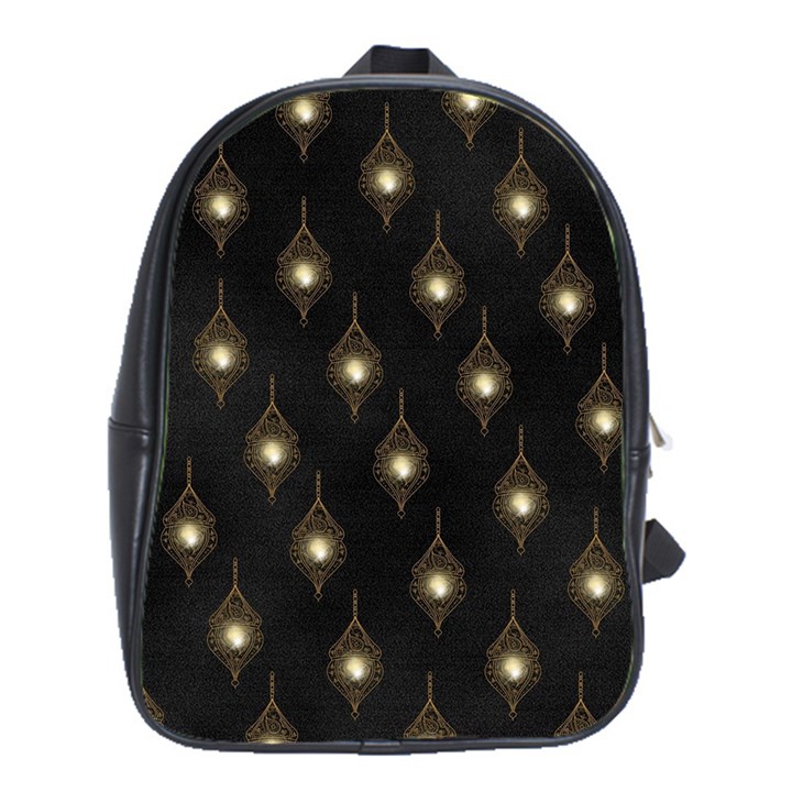 Light On Damask School Bag (XL)