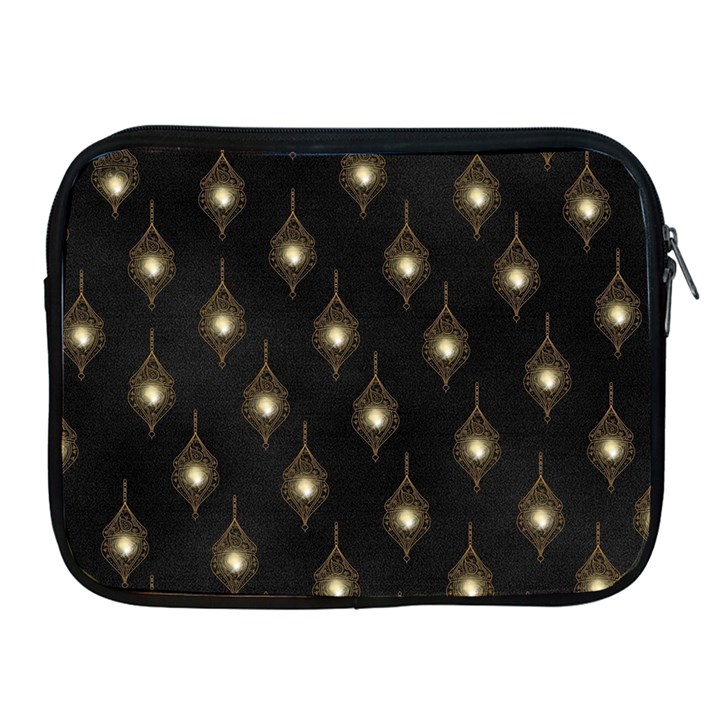 Light On Damask Apple iPad 2/3/4 Zipper Cases