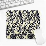 Tribal flowers Large Mousepad Front