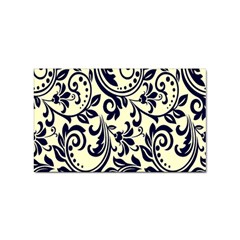 Tribal Flowers Sticker (rectangular)