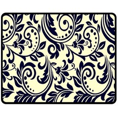 Tribal Flowers Fleece Blanket (medium)  by ConteMonfrey