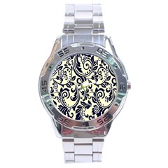 Tribal Flowers Stainless Steel Analogue Watch by ConteMonfrey