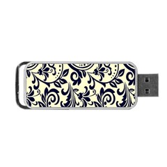 Tribal Flowers Portable Usb Flash (one Side) by ConteMonfrey