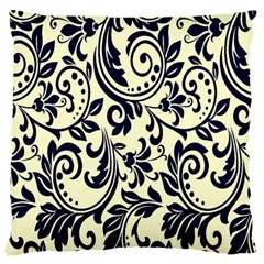 Tribal Flowers Standard Flano Cushion Case (one Side) by ConteMonfrey