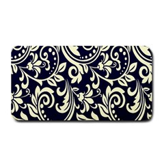 Blue Floral Tribal Medium Bar Mat by ConteMonfrey