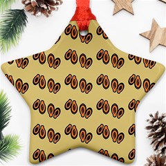 Pastel Papaya Ornament (star) by ConteMonfrey