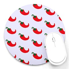 Small Peppers Round Mousepad