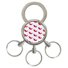 Small Peppers 3-Ring Key Chain