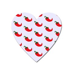 Small Peppers Heart Magnet