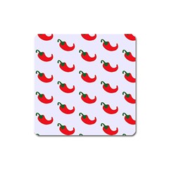 Small Peppers Square Magnet