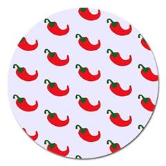 Small Peppers Magnet 5  (round) by ConteMonfrey