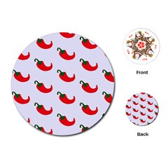 Small Peppers Playing Cards Single Design (Round)