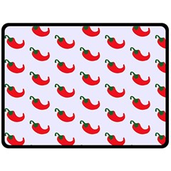 Small Peppers Fleece Blanket (Large) 