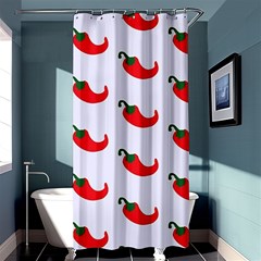 Small Peppers Shower Curtain 36  x 72  (Stall) 