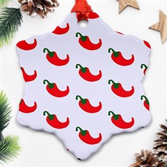 Small Peppers Ornament (Snowflake)