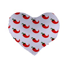 Small Peppers Standard 16  Premium Heart Shape Cushions