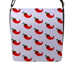 Small Peppers Flap Closure Messenger Bag (L)