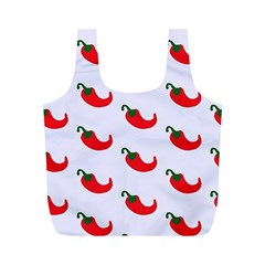 Small Peppers Full Print Recycle Bag (M)