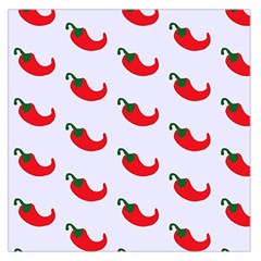 Small Peppers Square Satin Scarf (36  x 36 )