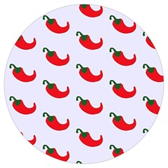 Small Peppers Round Trivet