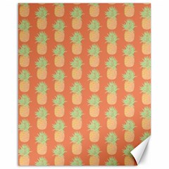 Pineapple Orange Pastel Canvas 16  X 20  by ConteMonfrey