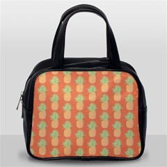 Pineapple Orange Pastel Classic Handbag (one Side) by ConteMonfrey