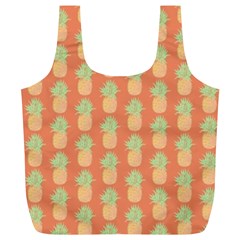 Pineapple Orange Pastel Full Print Recycle Bag (xl) by ConteMonfrey