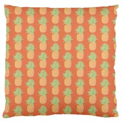 Pineapple Orange Pastel Standard Flano Cushion Case (one Side) by ConteMonfrey