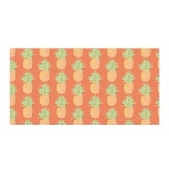 Pineapple Orange Pastel Satin Wrap 35  X 70  by ConteMonfrey