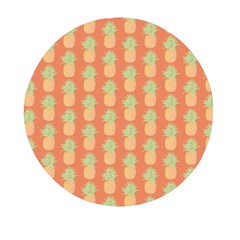 Pineapple Orange Pastel Mini Round Pill Box by ConteMonfrey