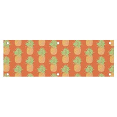 Pineapple Orange Pastel Banner And Sign 6  X 2  by ConteMonfrey