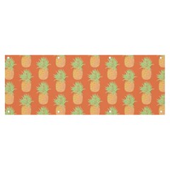 Pineapple Orange Pastel Banner And Sign 8  X 3  by ConteMonfrey