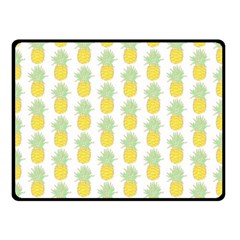 Pineapple Glitter Double Sided Fleece Blanket (small)  by ConteMonfrey