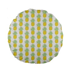 Pineapple Glitter Standard 15  Premium Flano Round Cushions by ConteMonfrey