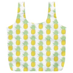 Pineapple Glitter Full Print Recycle Bag (xxl) by ConteMonfrey