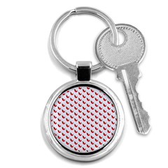 Small Mini Peppers White Key Chain (round) by ConteMonfrey