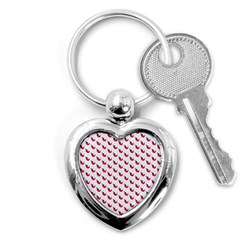 Small Mini Peppers White Key Chain (heart) by ConteMonfrey