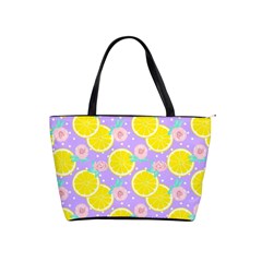 Purple lemons  Classic Shoulder Handbag