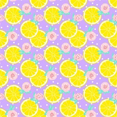 Purple lemons  Play Mat (Rectangle)