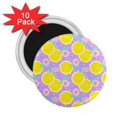 Purple Lemons  2 25  Magnets (10 Pack)  by ConteMonfrey