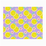 Purple lemons  Small Glasses Cloth (2 Sides) Front